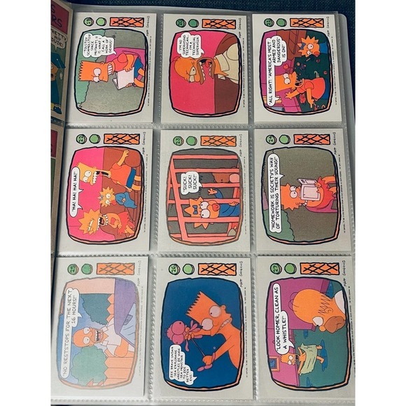 NEW - 1990 The Simpsons Topps Trading Cards - Complete Set - Picture 5 of 10